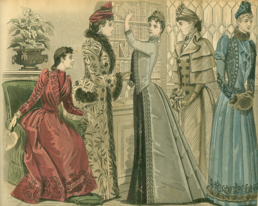 1880s-1890s Victorian Underwear Set Pattern